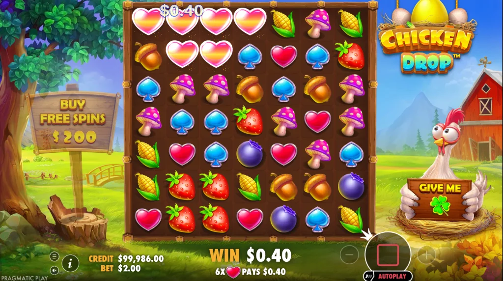 Chicken Drop Game Demo