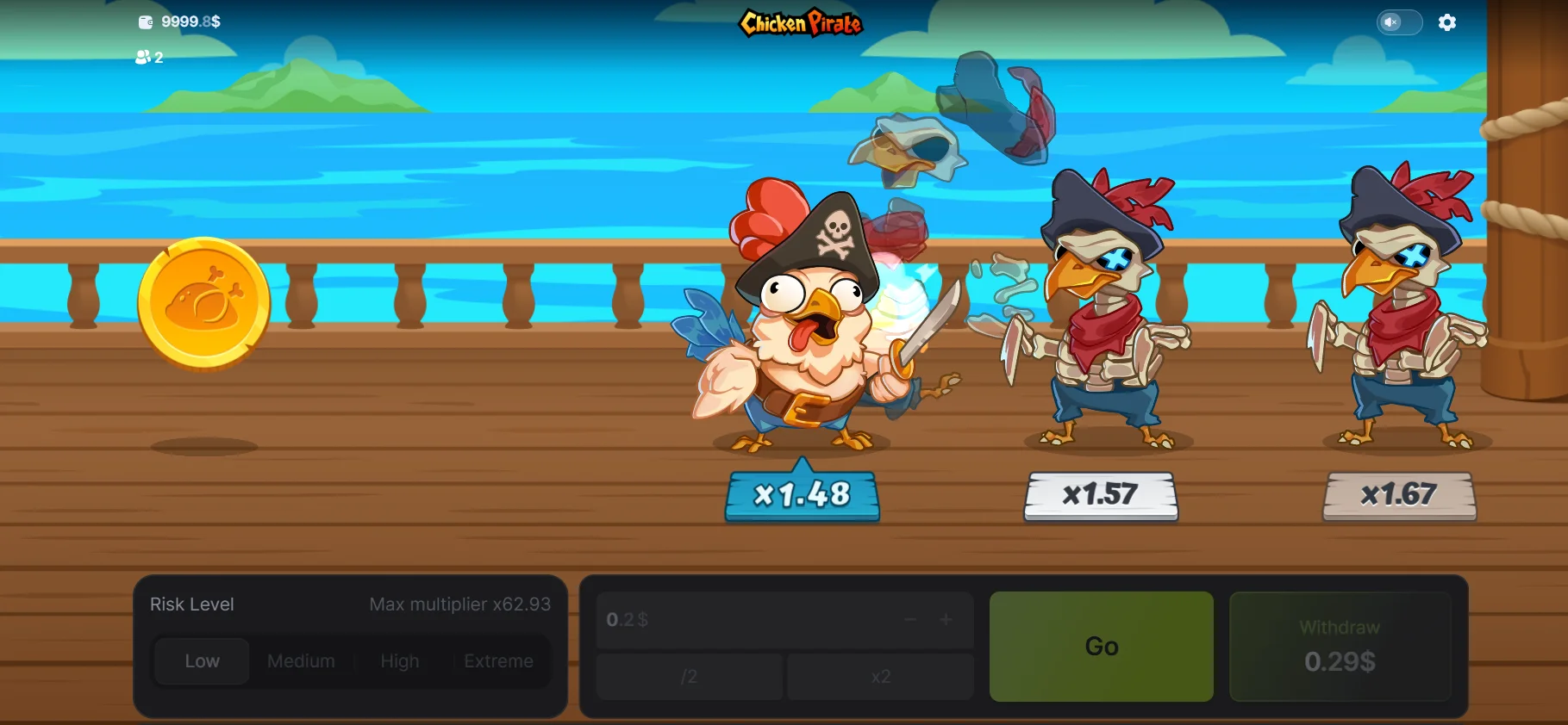 Chicken Pirate Game Casino