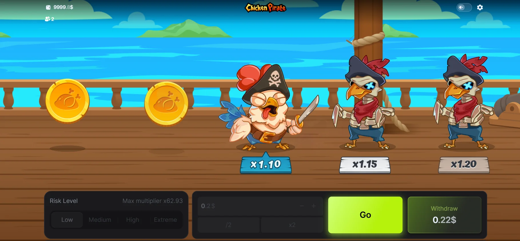 Chicken Pirate Game Demo