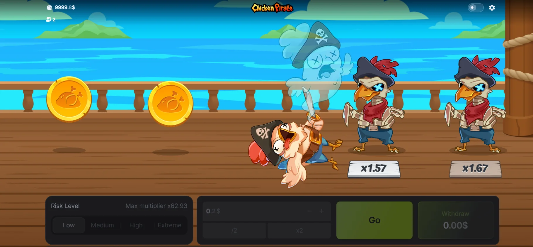 Chicken Pirate Game