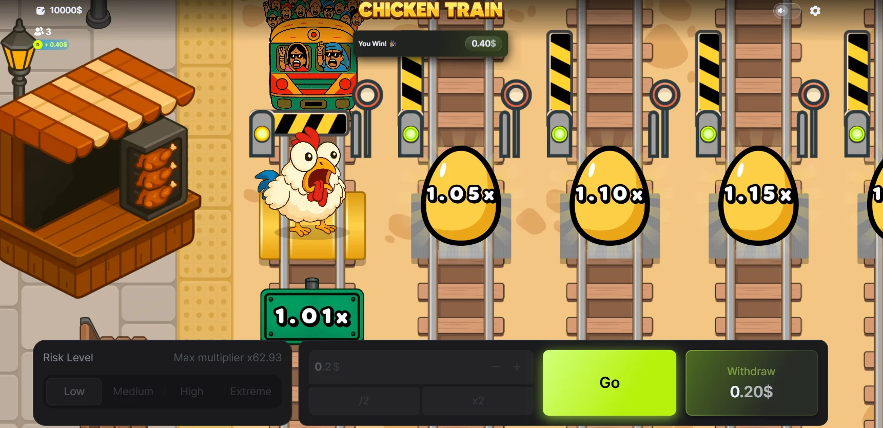 Chicken Train Game
