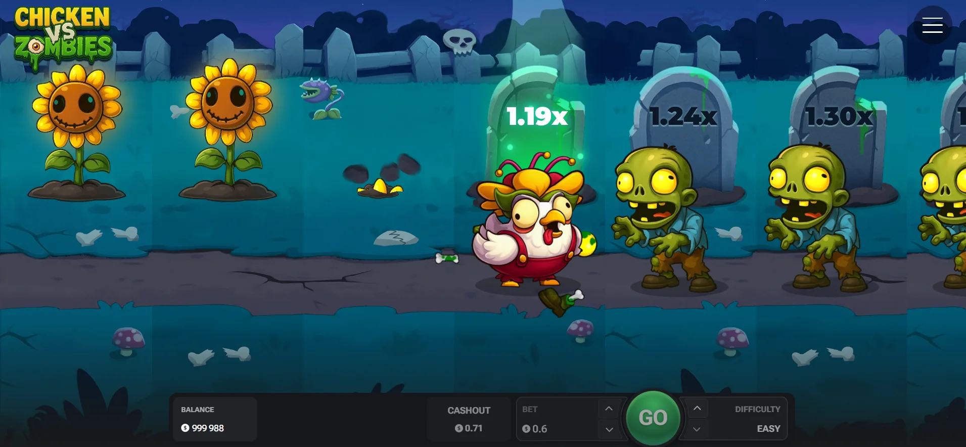 Chicken vs Zombies Game Casino