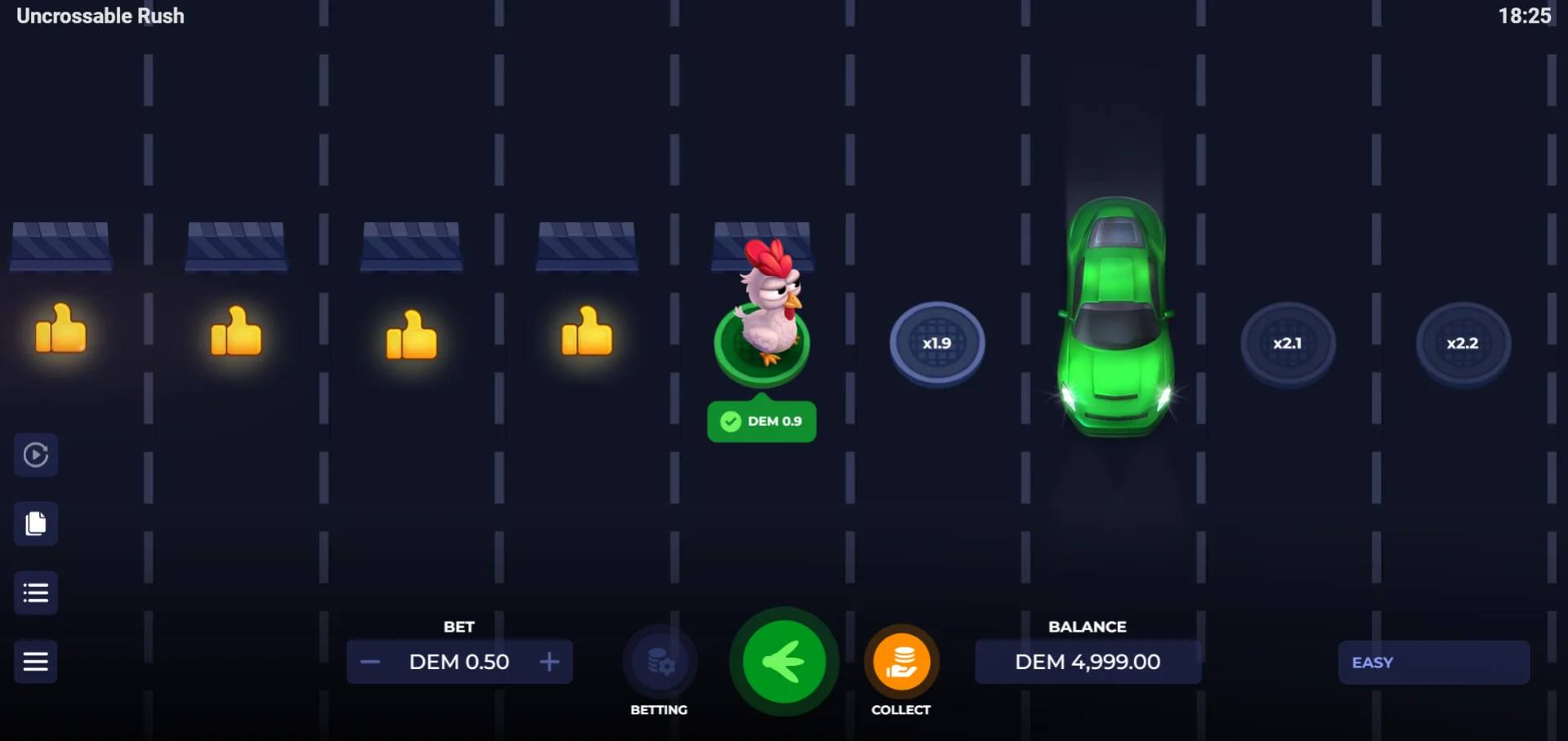 Uncrossable Rush Casino