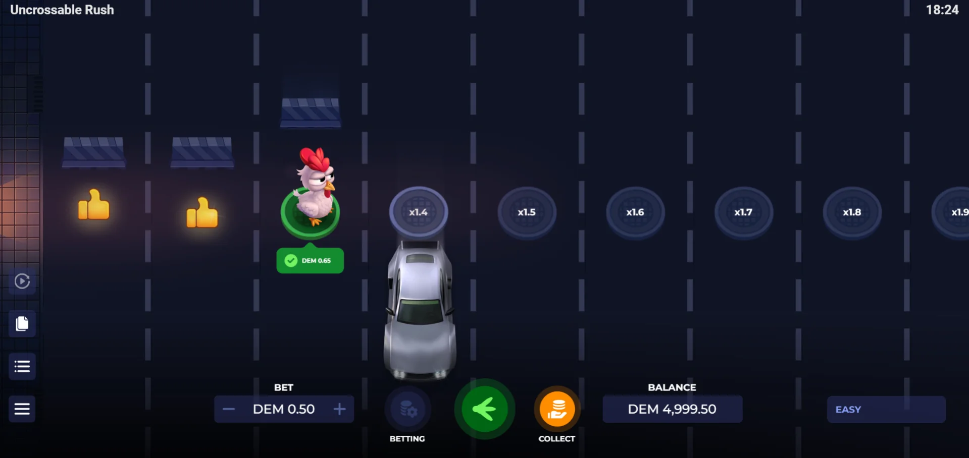 Uncrossable Rush Game Demo